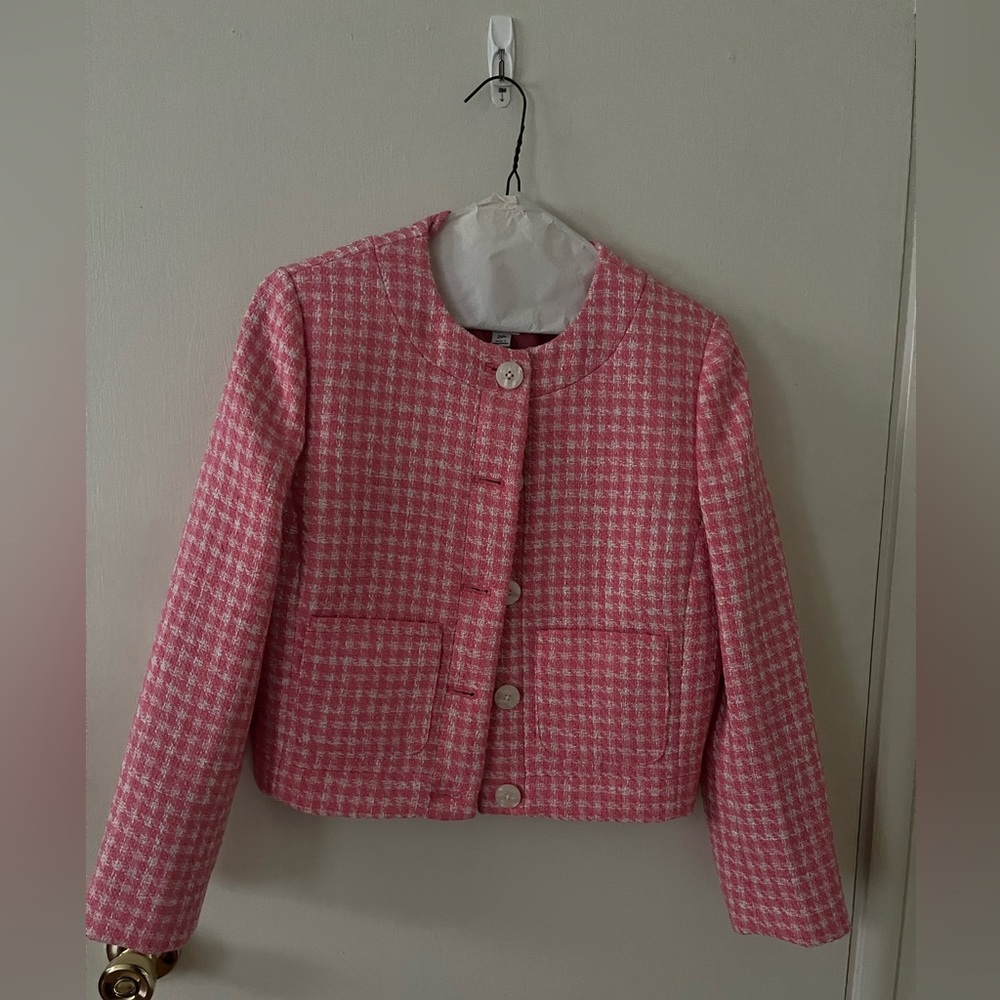 Jcrew Factory Tweed Lady Jacket